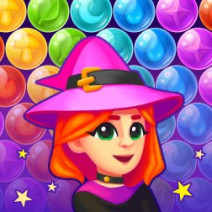 Bubble Shooter: Witch Tower is a fun bubble shooting game with a spooky Halloween theme. Help a witch shoot bubbles to solve all the challenging levels!